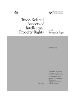 Trade-Related Aspects of Intellectual Property Rights