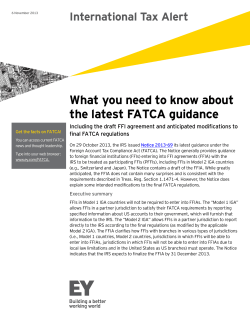 What you need to know about the latest FATCA guidance