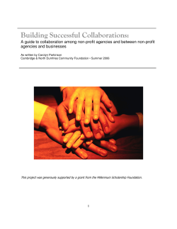 Building Successful Collaborations: agencies and businesses