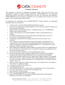 Participant Agreement