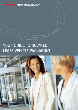 your guide to novated lease vehicle packaging