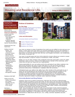 Policies &amp; Guidelines On This Page