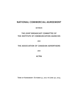 national commercial agreement