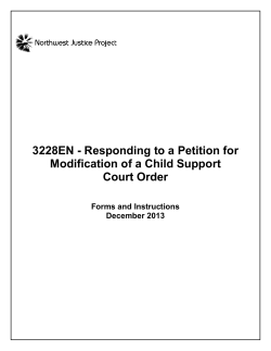 3228EN - Responding to a Petition for Court Order