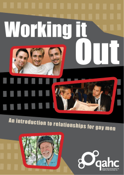 Out Working it An introduction to relationships for g ay men