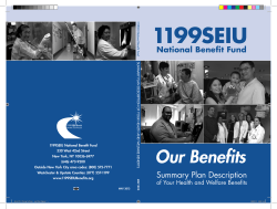 1199SEIU Our Benefits National Benefit Fund