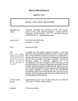 Illinois Official Reports  Appellate Court