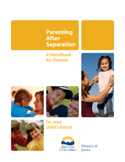 Parenting After Separation A Handbook
