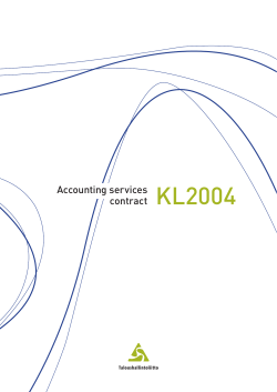 KL2004 Accounting services contract