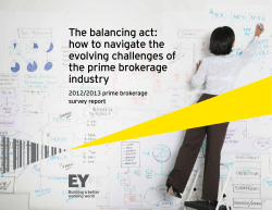 The balancing act: how to navigate the evolving challenges of the prime brokerage