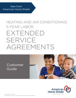 EXTENDED SERVICE AGREEMENTS