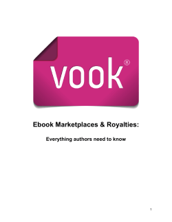 Ebook Marketplaces &amp; Royalties: Everything authors need to know 1