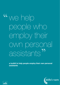 we help people who employ their
