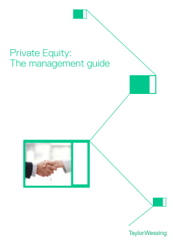 Private Equity: The management guide