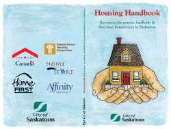 Housing Handbook Resources for renters, landlords &amp; first-time homebuyers in Saskatoon