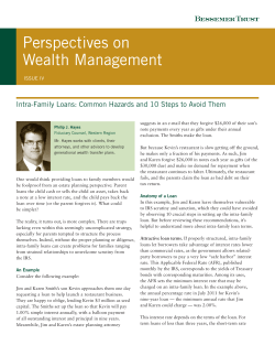 Perspectives on Wealth Management issUe iv
