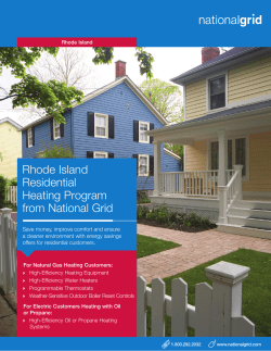 Rhode Island Residential Heating Program from National Grid
