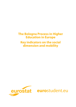 The Bologna Process in Higher Education in Europe