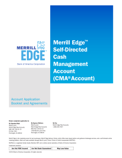 Merrill Edge  Self-Directed Cash