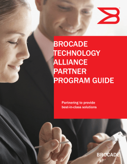 Brocade Technology alliance ParTner