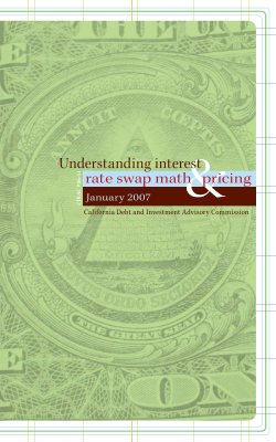 &amp; Understanding interest rate swap math  pricing January 2007