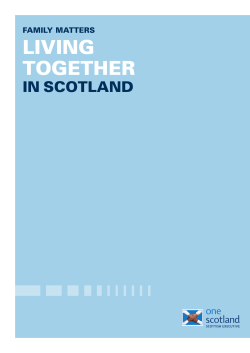 LIVING TOGETHER IN SCOTLAND FAMILY MATTERS