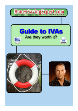 Guide to IVAs Are they worth it?