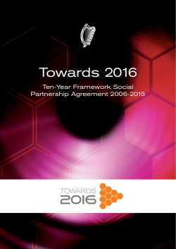 Towards 2016 (&amp;?, TOWARDS Ten-Year Framework Social