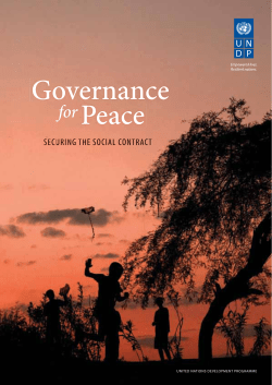 Governance Peace for SE