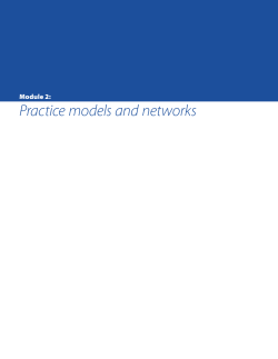 Practice models and networks Module 2: