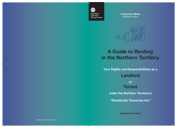 A Guide to Renting in the Northern Territory Landlord Tenant