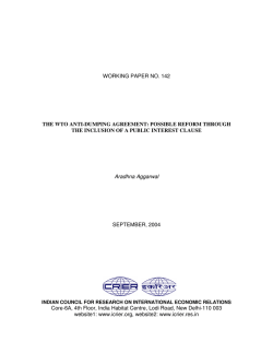 WORKING PAPER NO. 142 SEPTEMBER, 2004