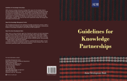 Guidelines for Knowledge Partnerships Strategy 2020