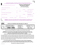 NOTICE OF TRANSFER AND RELEASE OF LIABILITY , DMV DOCUMENT IMAGING USE ONLY