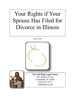 Your Rights if Your Spouse Has Filed for Divorce in Illinois