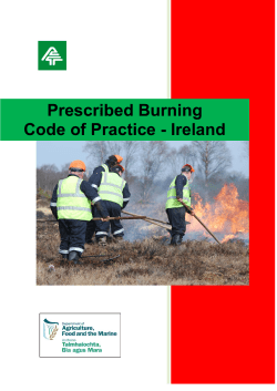 Prescribed Burning Code of Practice - Ireland