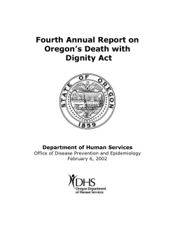 Fourth Annual Report on Oregon’s Death with Dignity Act