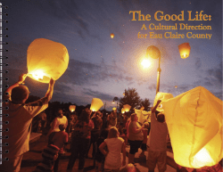 The Good Life: A Cultural Direction for Eau Claire County