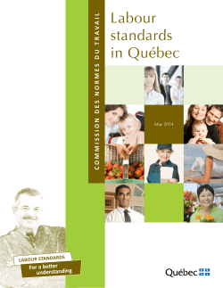 Labour standards in Québec AIL