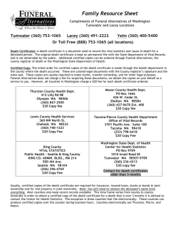 Family Resource Sheet