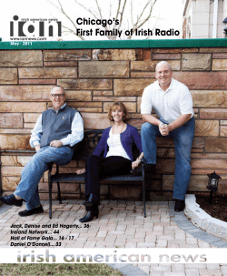 Color Page 1 Chicago’s First Family of Irish Radio