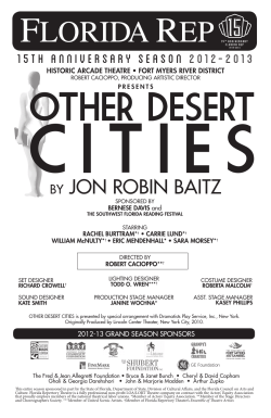 C I T I E S OTHER DESERT JON ROBIN BAITZ