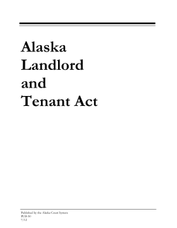 Alaska Landlord and Tenant Act