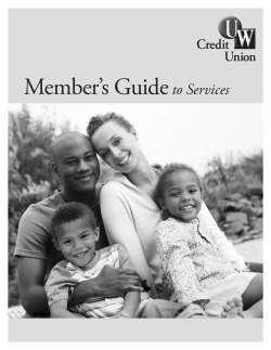 Member’s Guide to Services