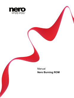 Manual Nero Burning ROM