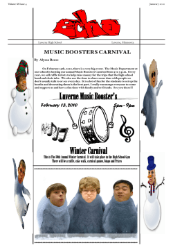 MUSIC	BOOSTERS	CARNIVAL By		Alyssa	Reese
