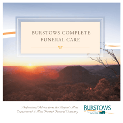 Burstows complete funeral care