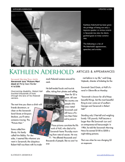 Kathleen Aderhold has been given keynote speaker at various events