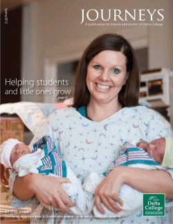 journeys Helping students and little ones grow In this issue