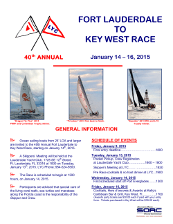 FORT LAUDERDALE TO KEY WEST RACE 40